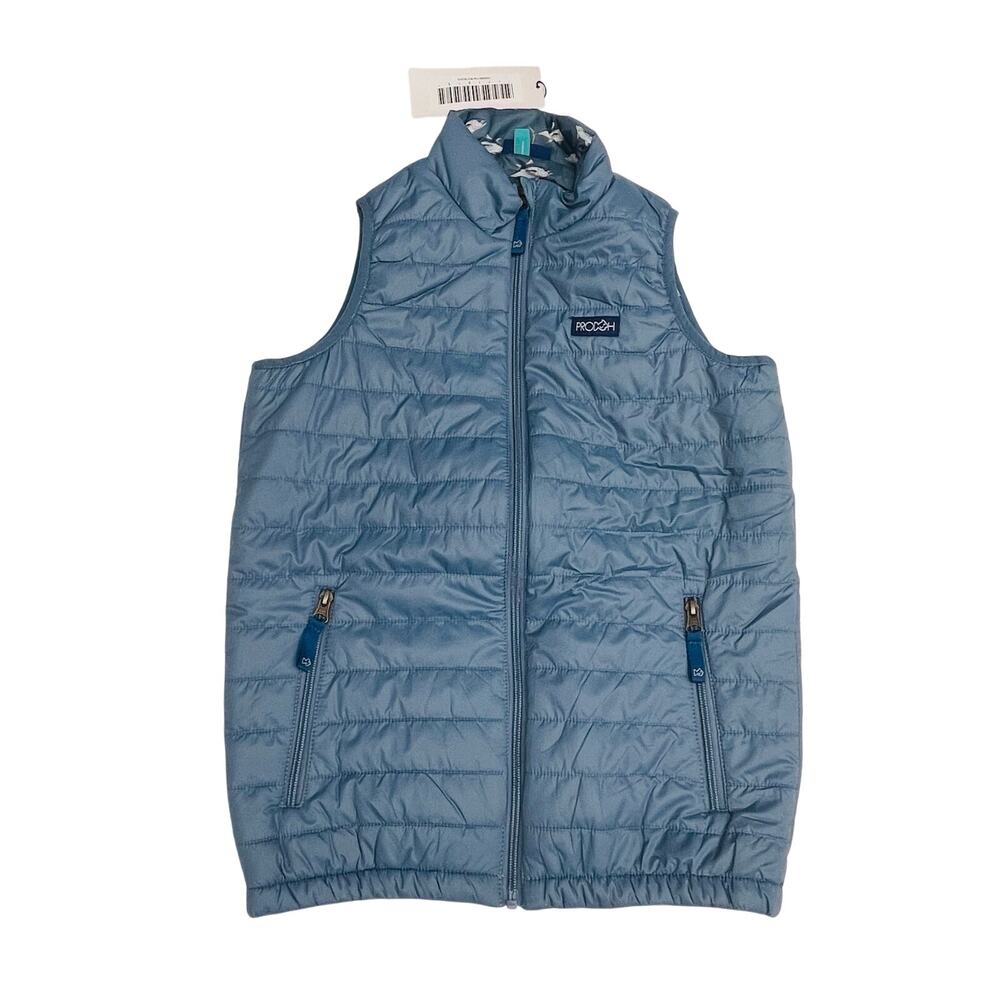 NWT Prodoh Size L (12/14) Bluefin Puffer Vest